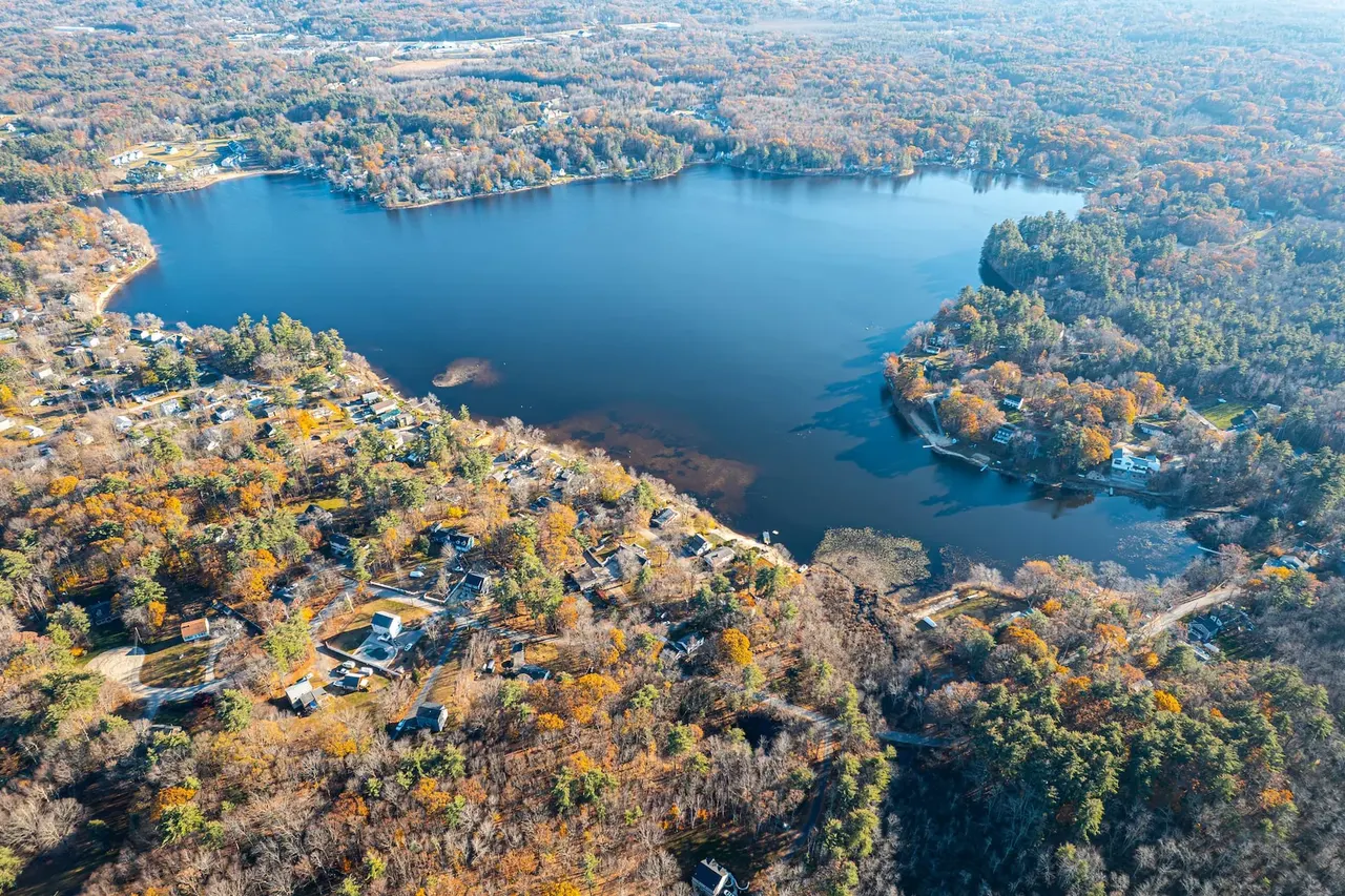 Angle Pond from Sunrise Beach Escape